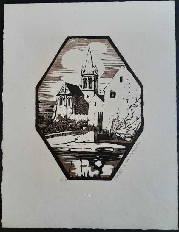 Henri Marret The church of Mareil