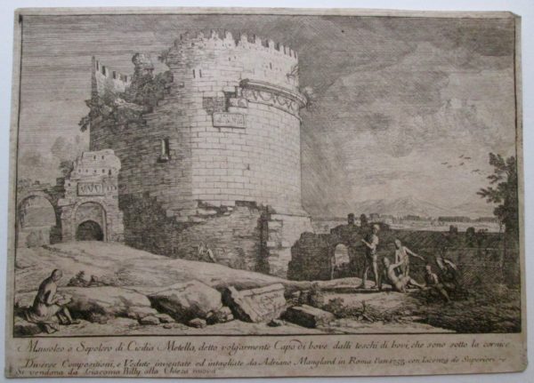 Adrien Manglard Mausolée de Cécilia Metella