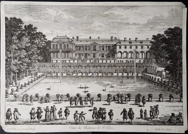 Perelle view of castle of Saint Cloud