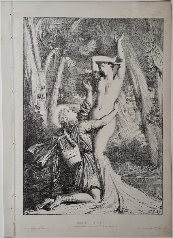 Théodore Chasseriau Apollon Daphne