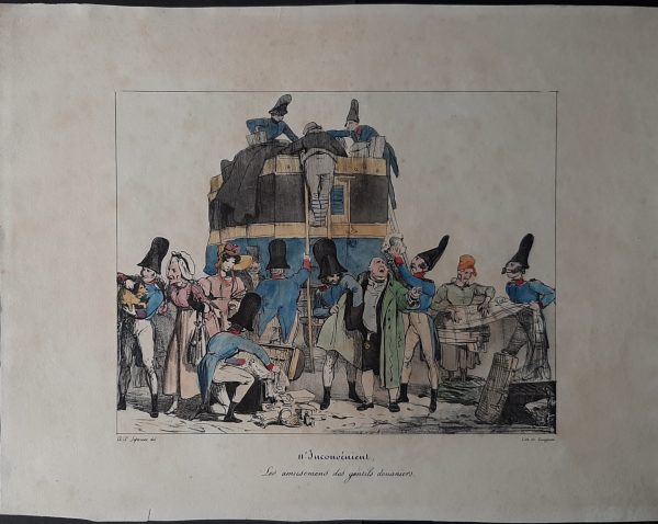 Auguste-Xavier Leprince Les amusements des gentils douaniers