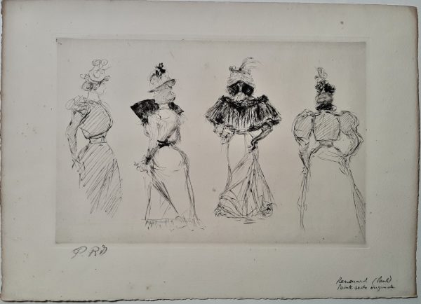 Charles Paul Renouard study of women