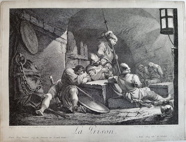 Antoine Louis Romanet d'après Loutherbourg la prison