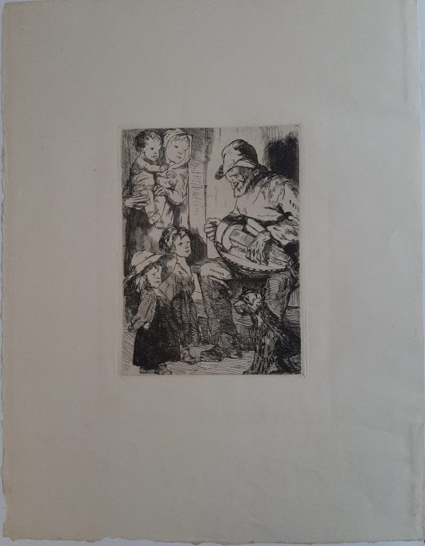 Bernard Naudin mendiant vielle