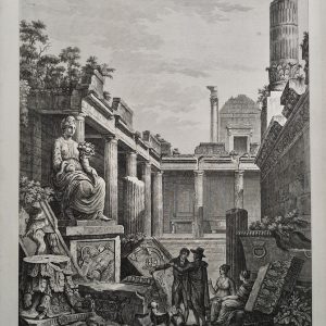 François Née antic baths of Nimes