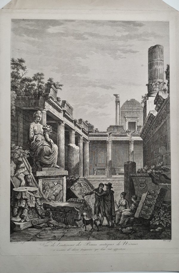 François Née antic baths of Nimes