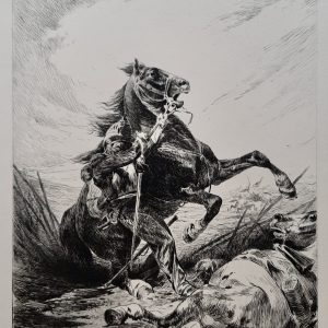 Nicolas Sicard Cuirassier horse