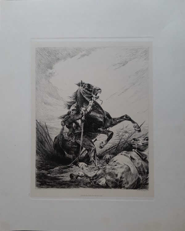 Nicolas Sicard cuirassier cheval