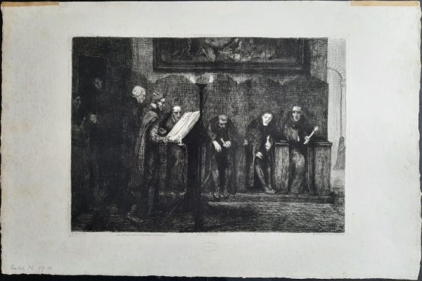 Alphonse Legros Le lutrin