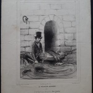Honoré Daumier relentless fisherman