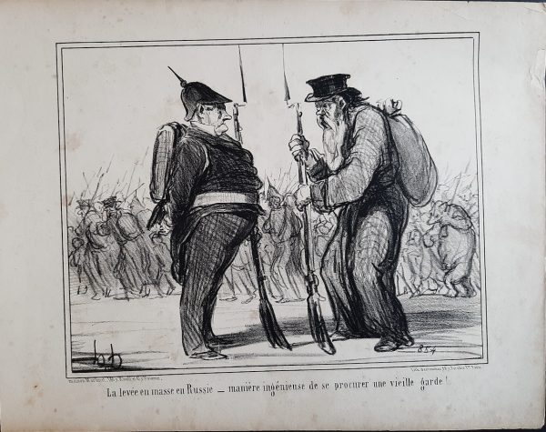 Honoré Daumier Levée Russie
