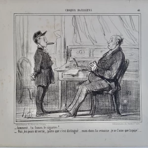 Honoré Daumier Croquis parisiens