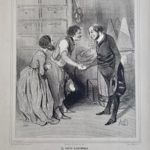 Honoré Daumier Visite electorale