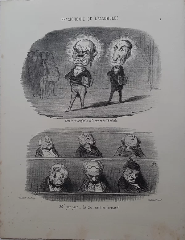 Honoré Daumier rn dormant