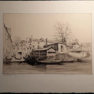 Edgar Chahine Venise Squero