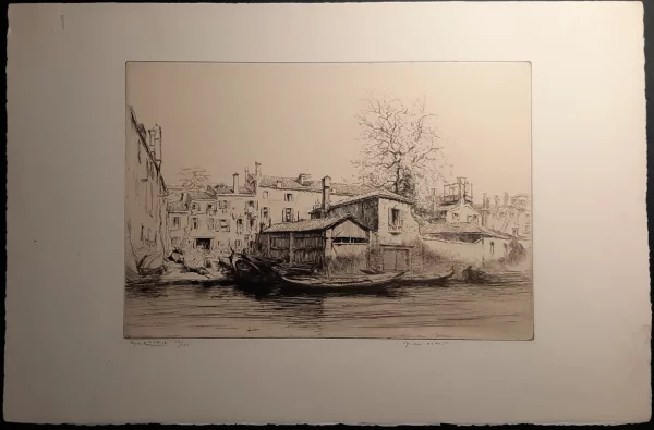 Edgar Chahine Venise Squero