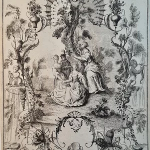 Johann Merz décor rocaille