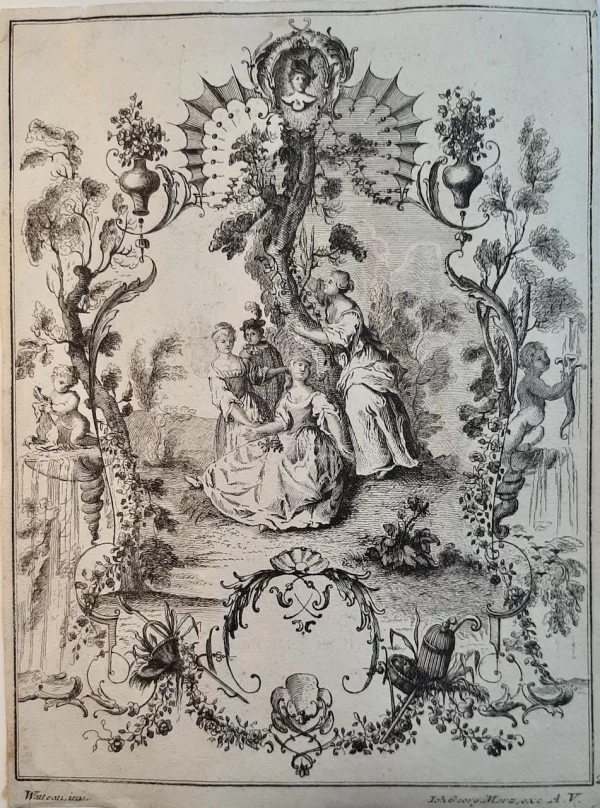 Johann Merz décor rocaille