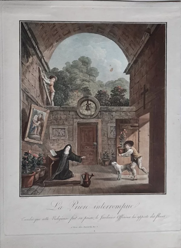 Descourtis Charles prière interrompue