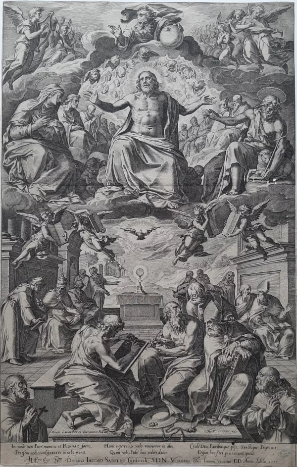 Cornelis Cort Dispute Pères