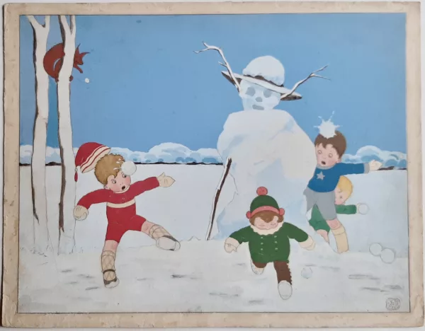Ray Jean Enfants neige