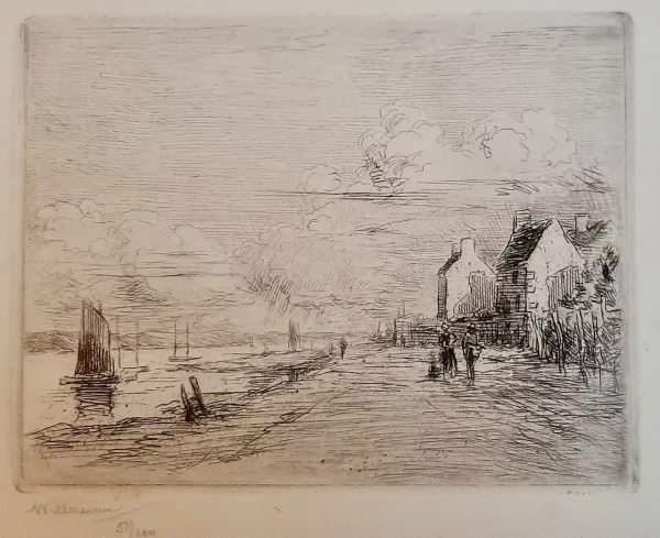 Willaume Louis Paysage Fleuve