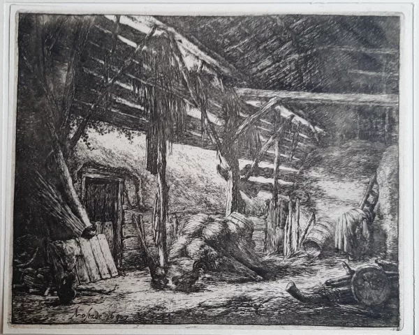 Van Ostade intérieur grange