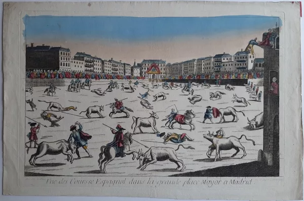 Vue d'optique courses espagnoles