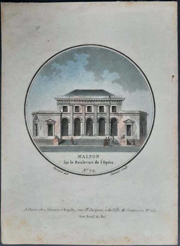 Janinet Maison Boulevard Opéra